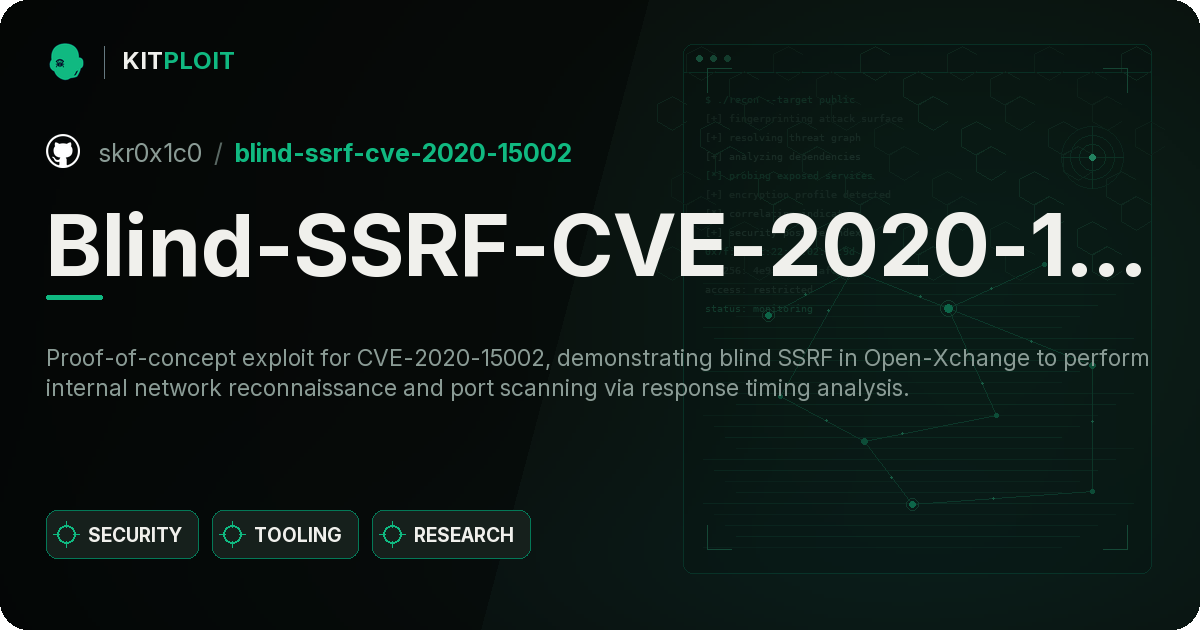 Blind-SSRF-CVE-2020-15002 preview