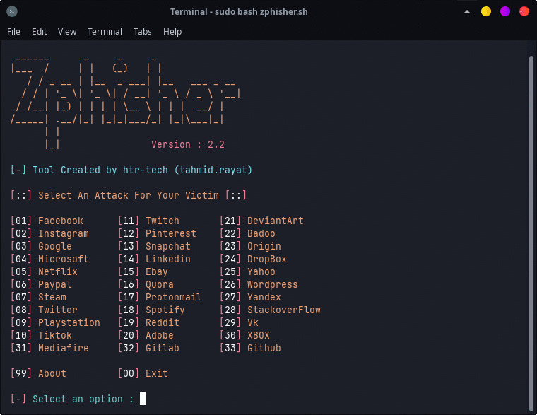 zphisher preview