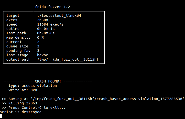frida-fuzzer preview