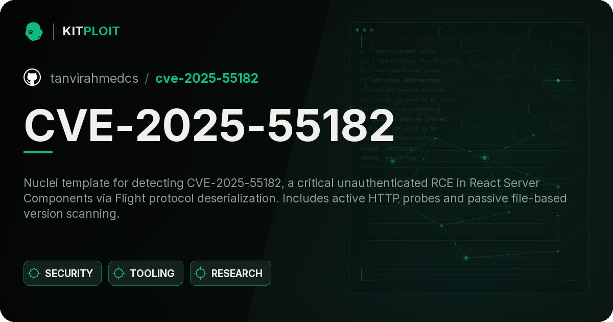 CVE-2025-55182 preview