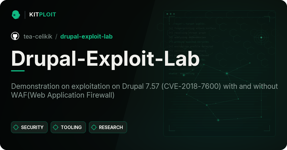 Drupal-Exploit-Lab preview