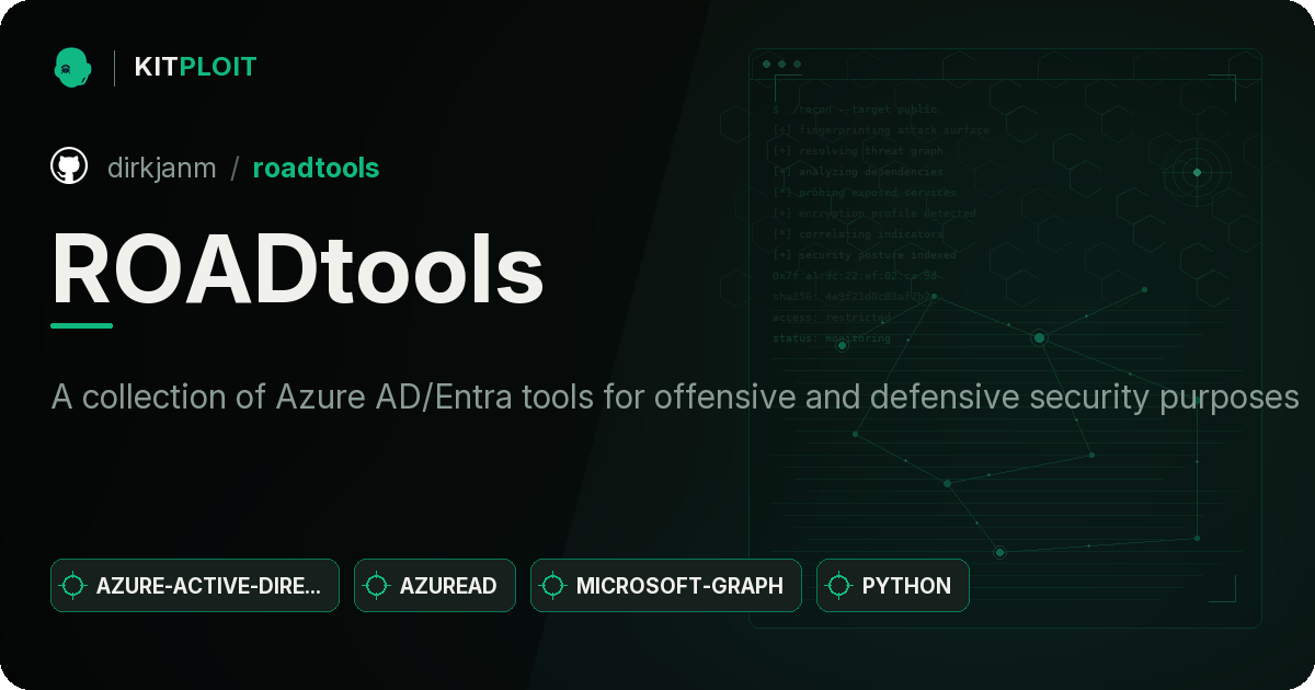 ROADtools preview