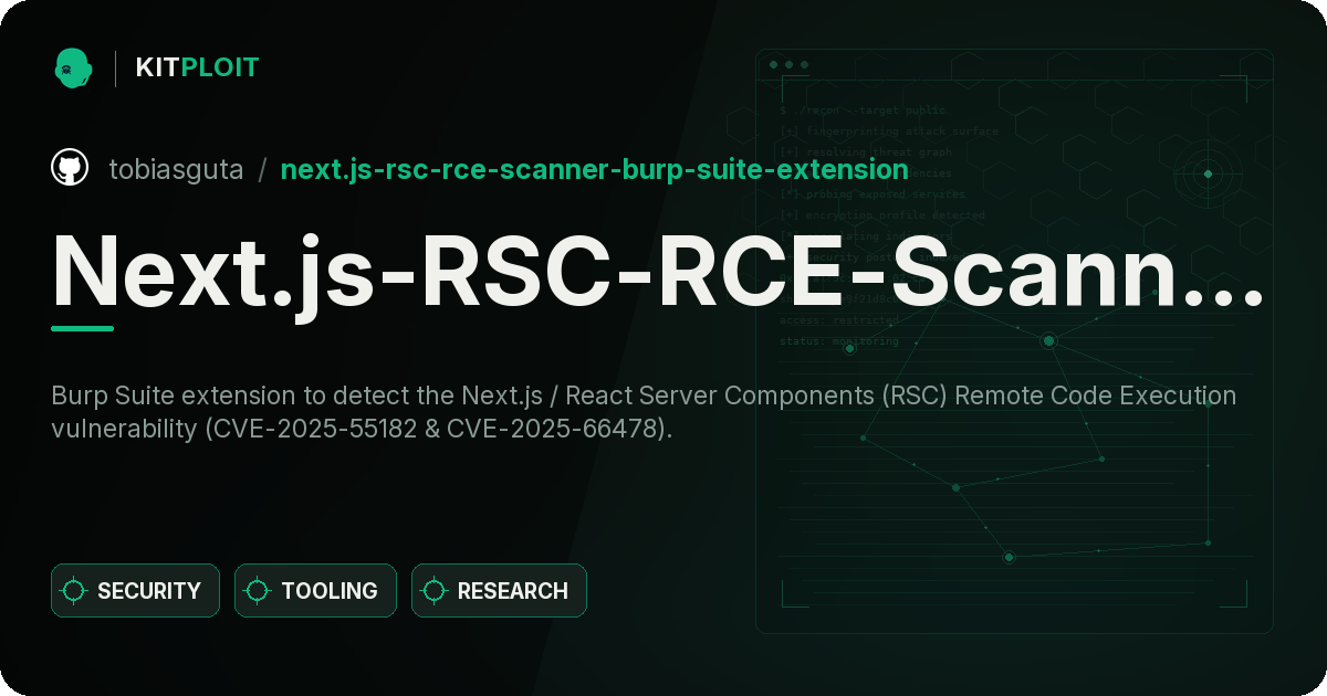 Next.js-RSC-RCE-Scanner-Burp-Suite-Extension preview