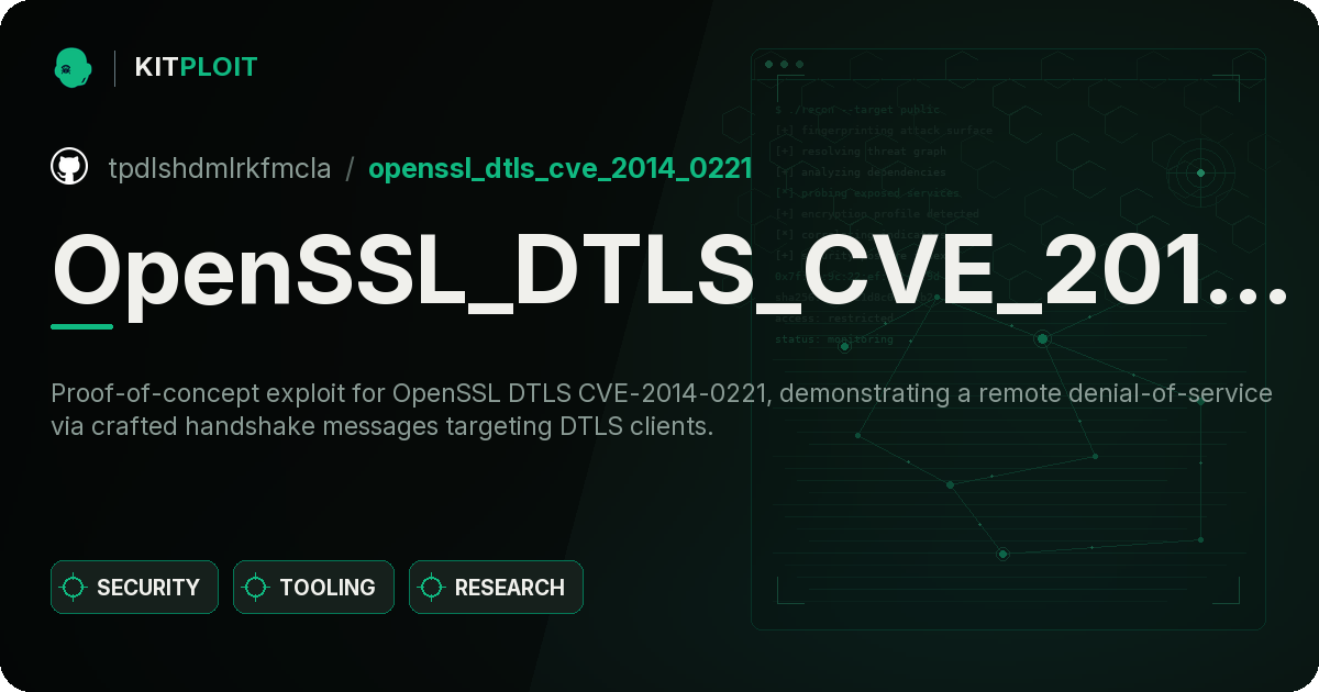 OpenSSL_DTLS_CVE_2014_0221 preview