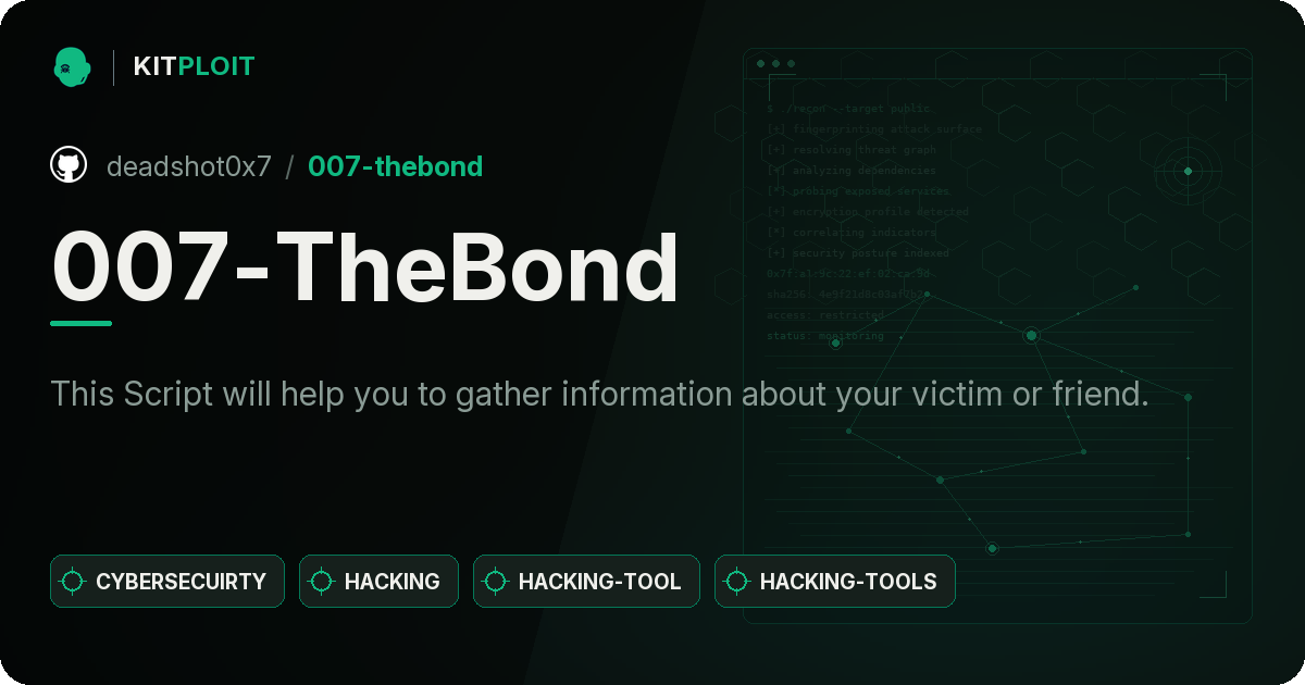 007-TheBond preview