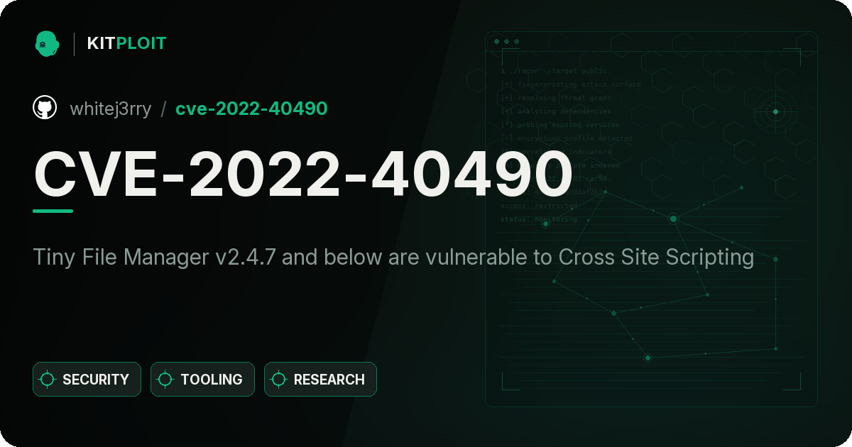 CVE-2022-40490 preview