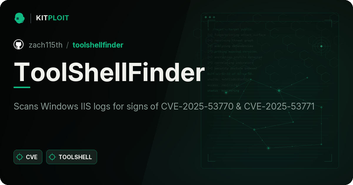 ToolShellFinder preview