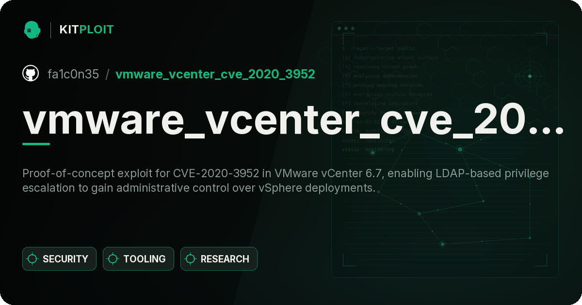 vmware_vcenter_cve_2020_3952 preview