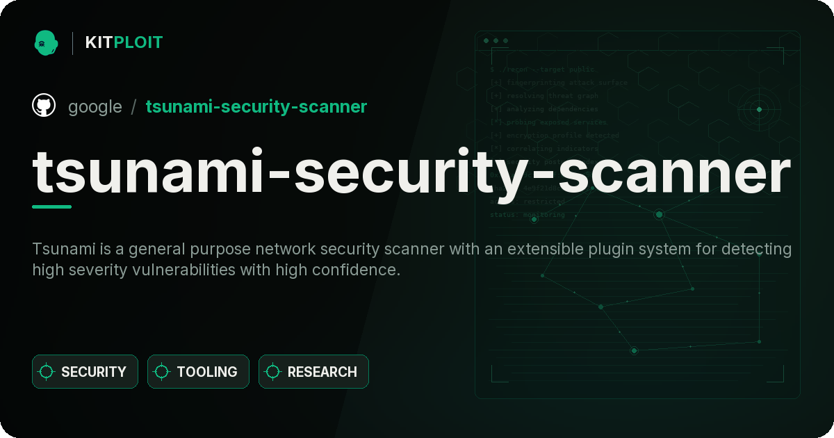 tsunami-security-scanner preview