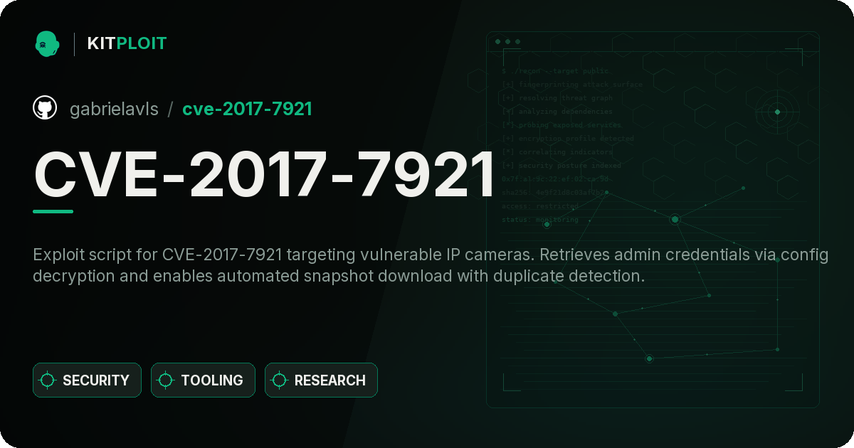 CVE-2017-7921 preview
