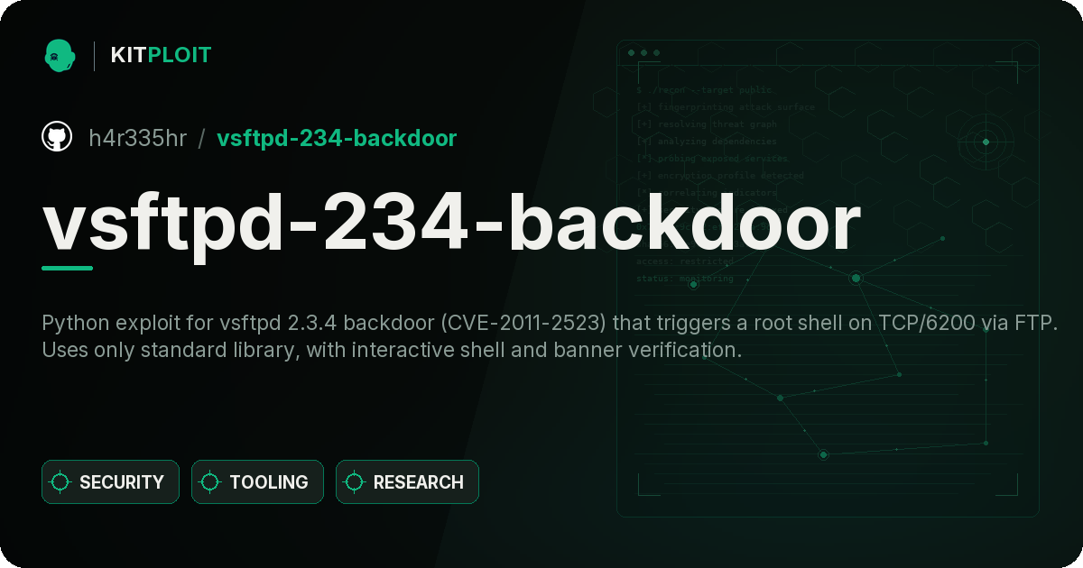 vsftpd-234-backdoor preview