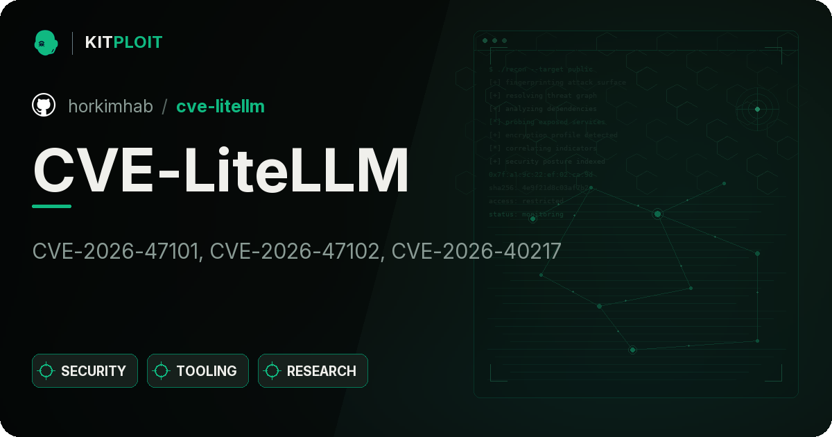 CVE-LiteLLM preview
