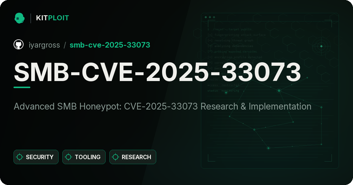 SMB-CVE-2025-33073 preview