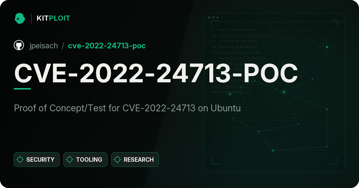 CVE-2022-24713-POC preview