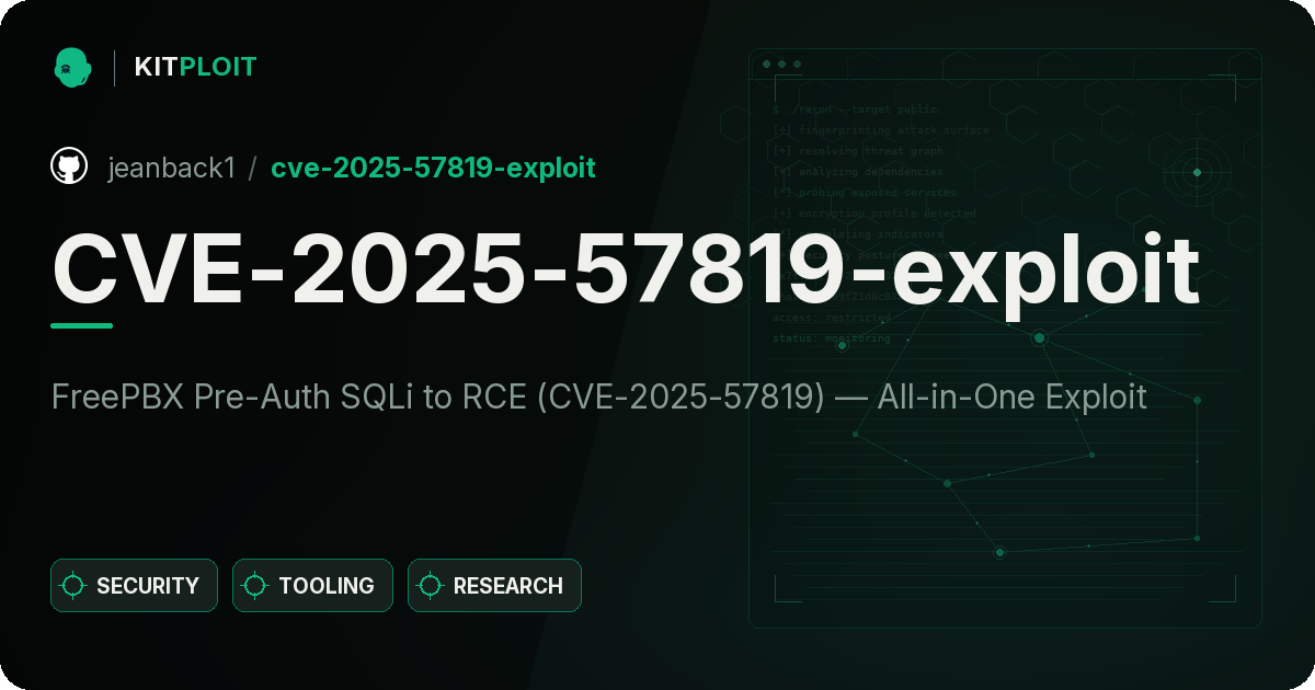 CVE-2025-57819-exploit preview