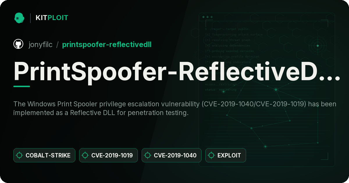 PrintSpoofer-ReflectiveDLL preview