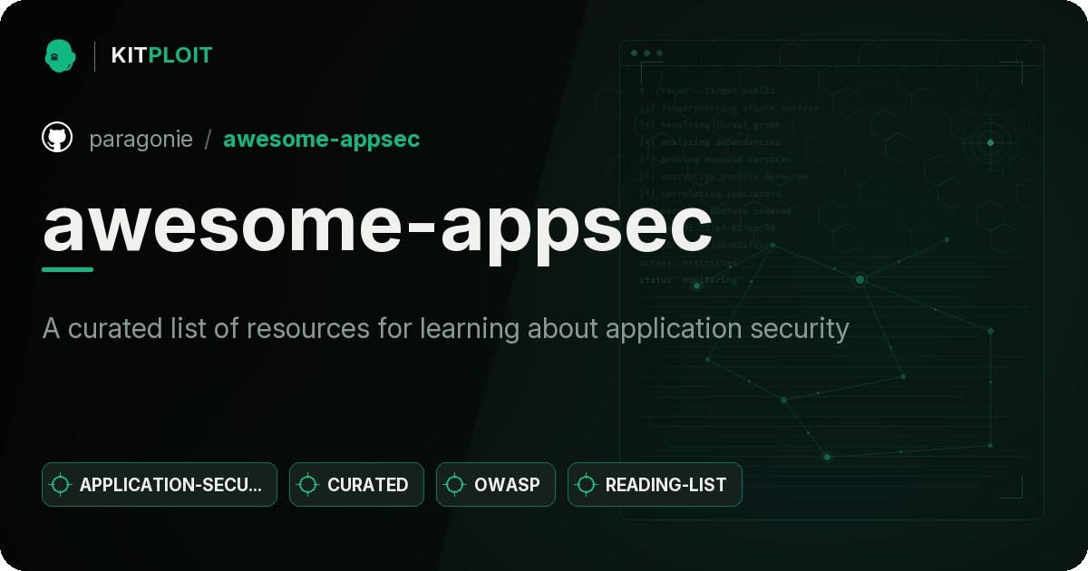 awesome-appsec preview