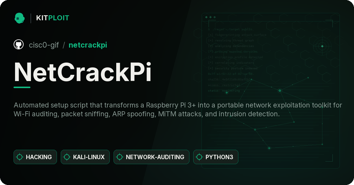 NetCrackPi preview