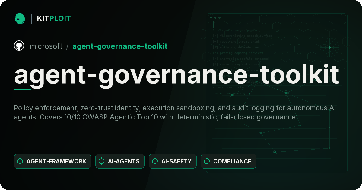 agent-governance-toolkit preview