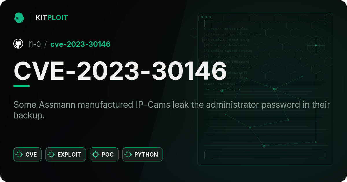 CVE-2023-30146 preview