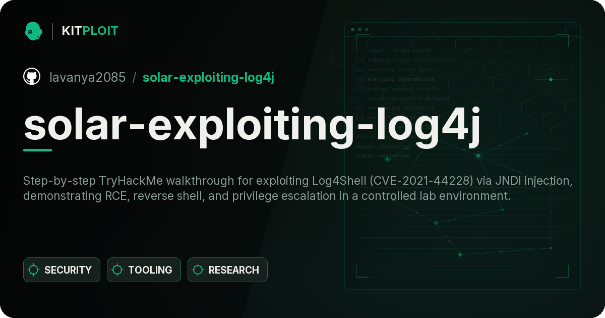 solar-exploiting-log4j preview