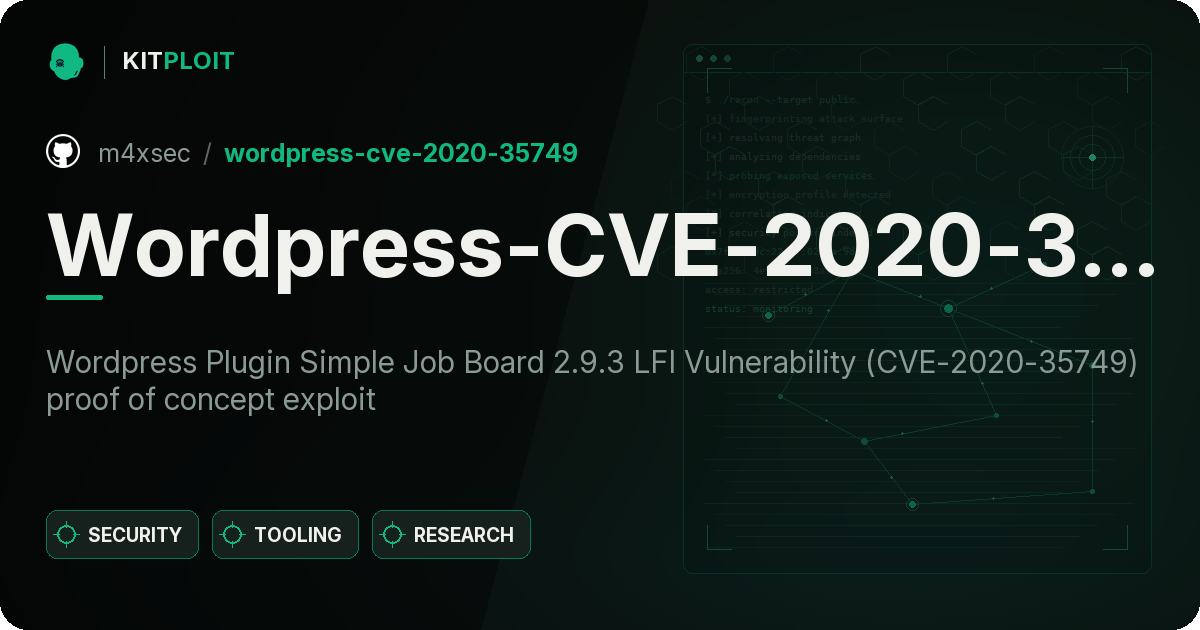 Wordpress-CVE-2020-35749 preview