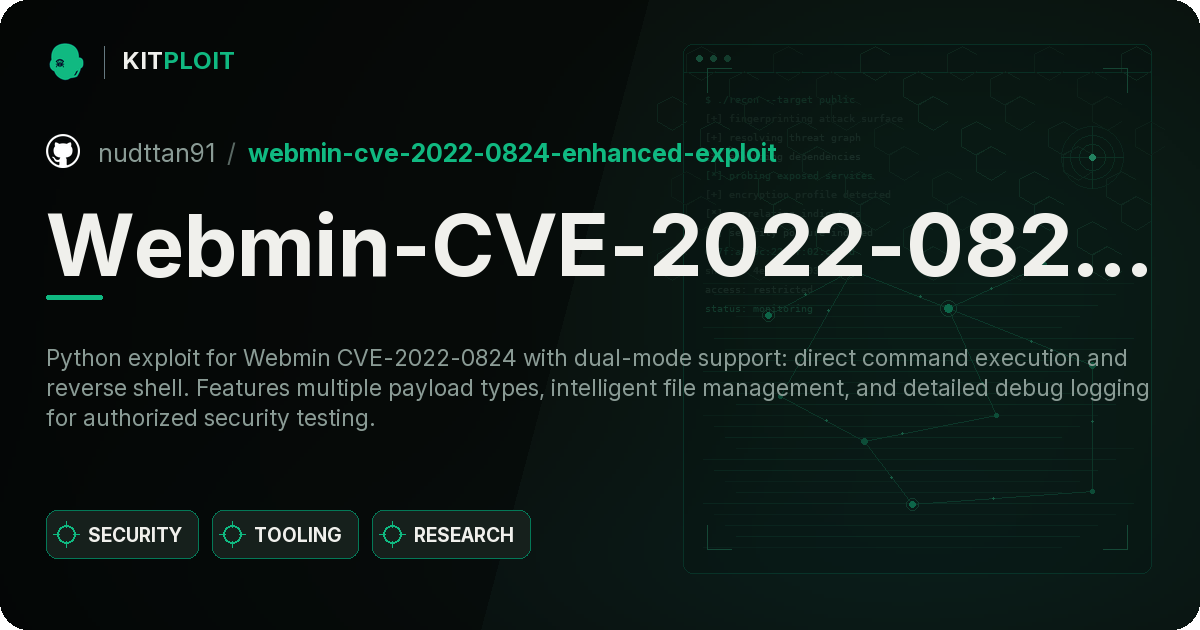 Webmin-CVE-2022-0824-Enhanced-Exploit preview