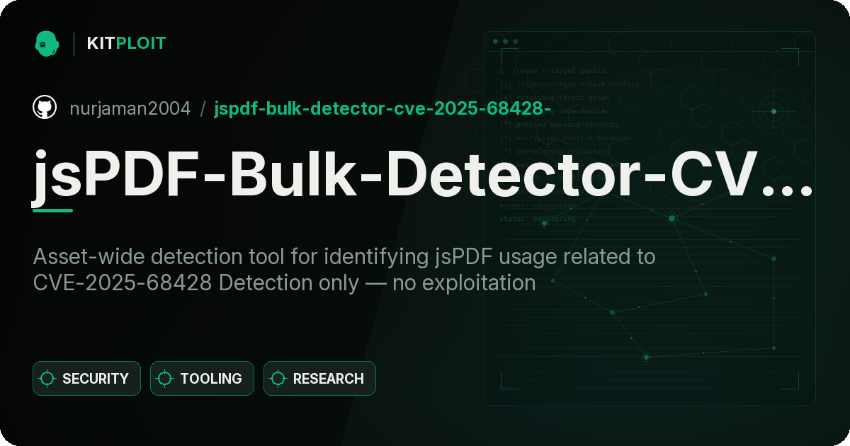 jsPDF-Bulk-Detector-CVE-2025-68428- preview