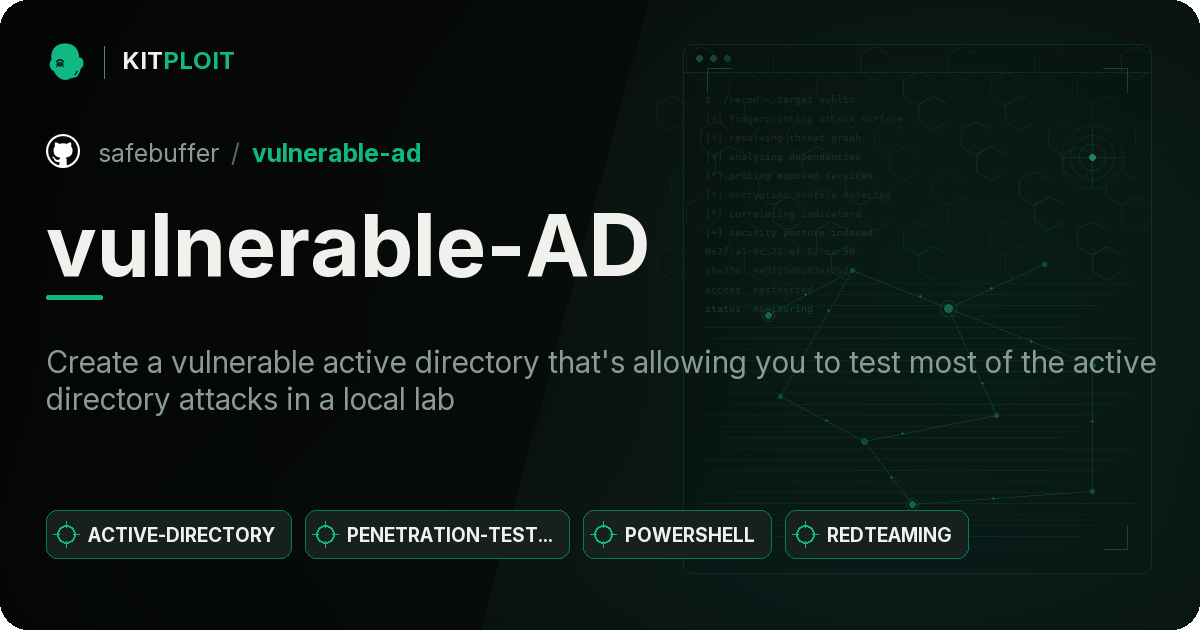 vulnerable-AD preview
