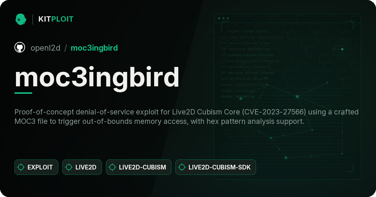 moc3ingbird preview