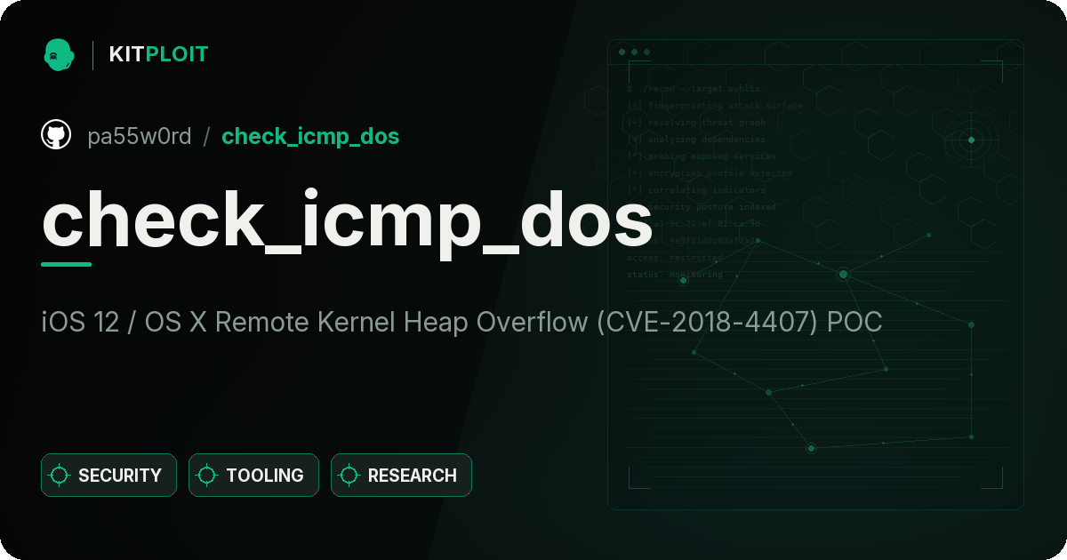 check_icmp_dos preview