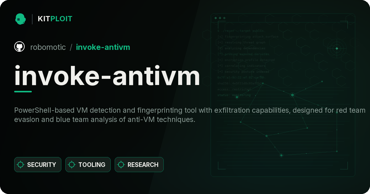invoke-antivm preview