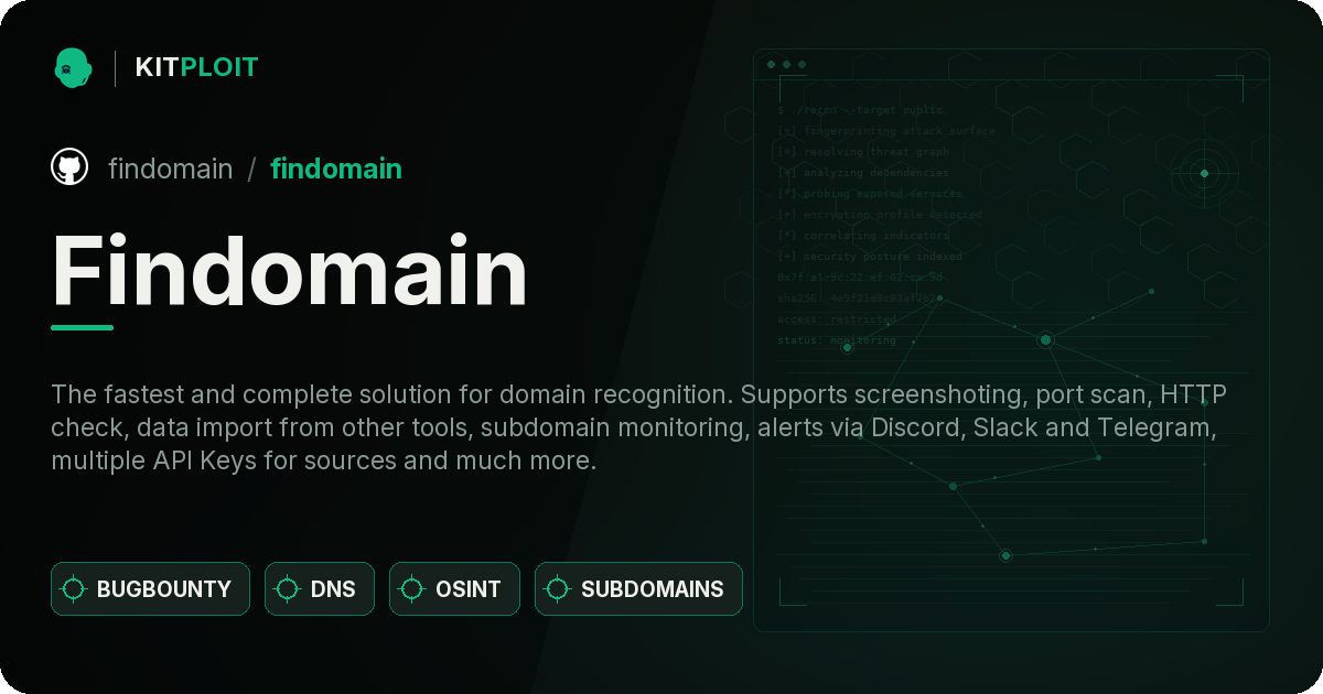 Findomain preview