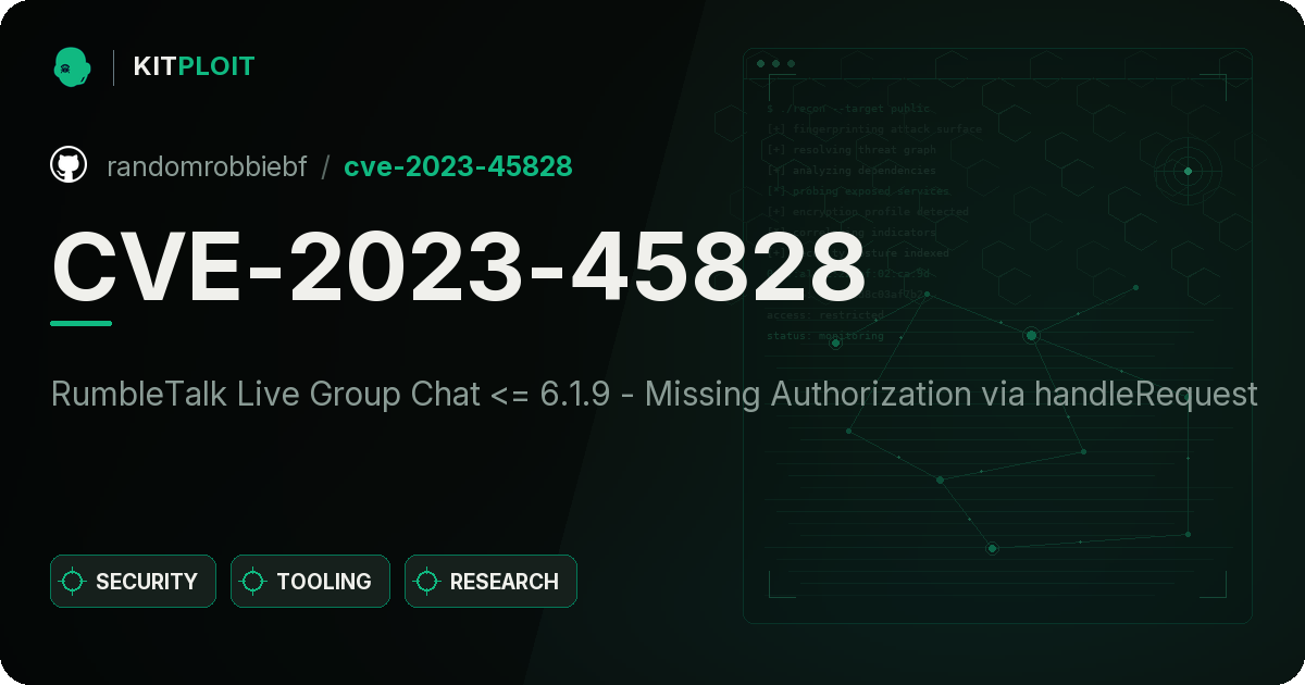 CVE-2023-45828 preview