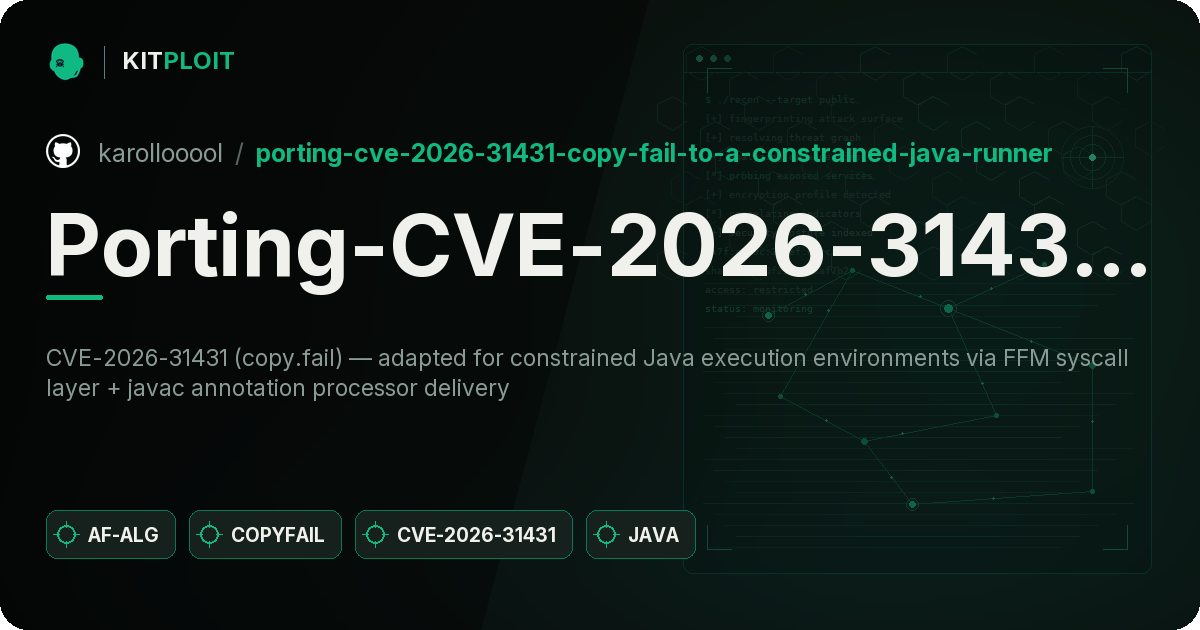 Porting-CVE-2026-31431-Copy-Fail-to-a-Constrained-Java-Runner preview