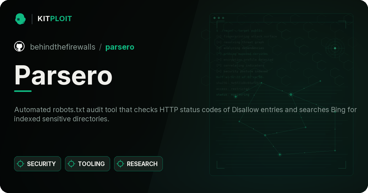 Parsero preview