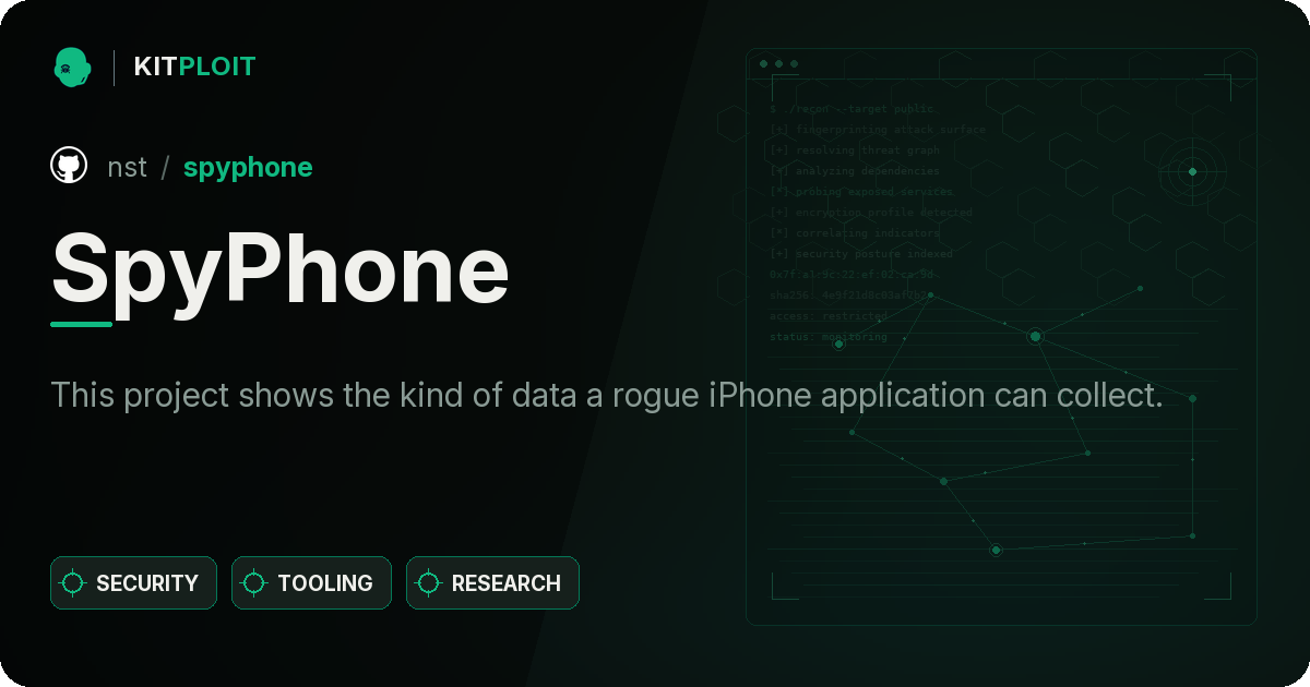 SpyPhone preview