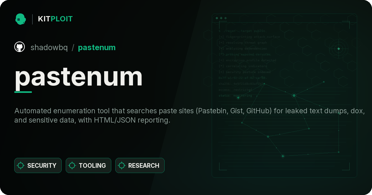 pastenum preview