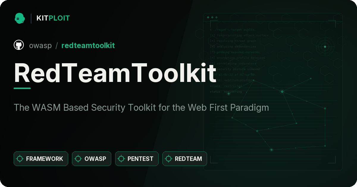 RedTeamToolkit preview