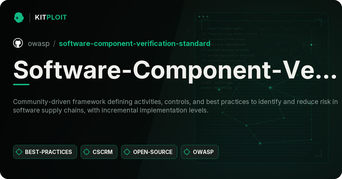 Software-Component-Verification-Standard preview