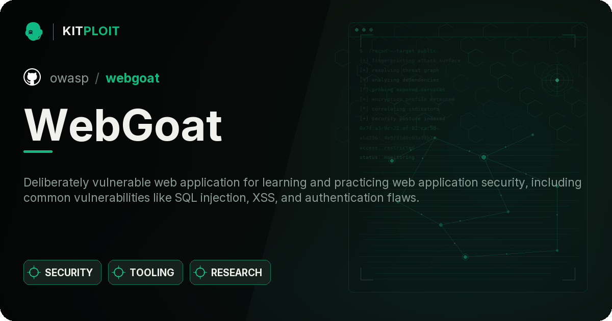 WebGoat preview