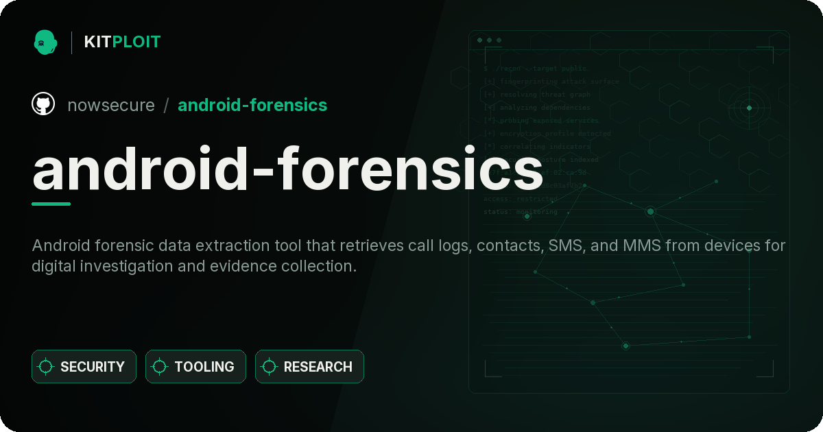 android-forensics preview