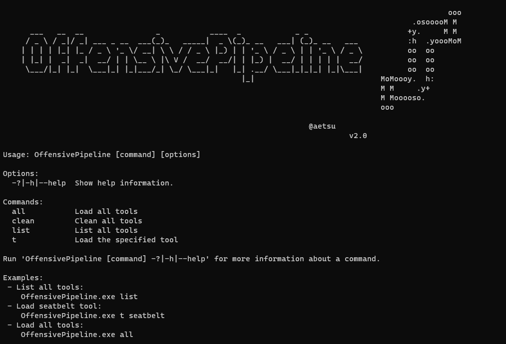 OffensivePipeline preview