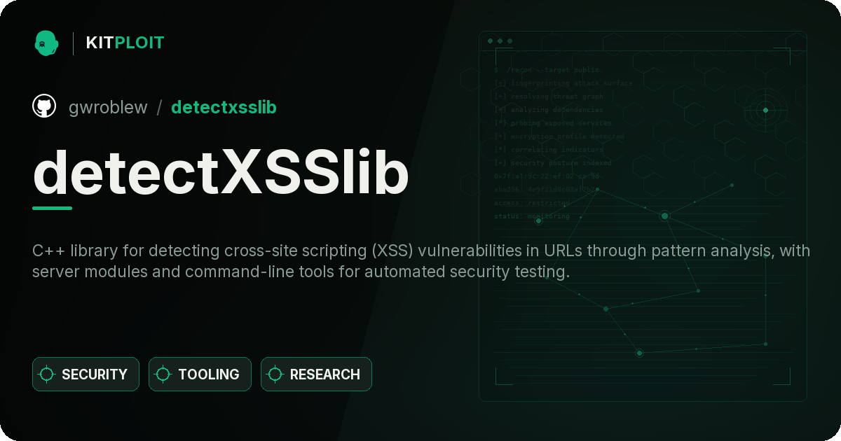 detectXSSlib preview