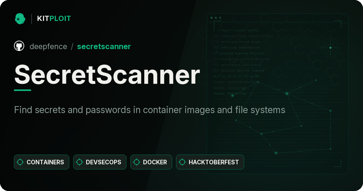 SecretScanner preview