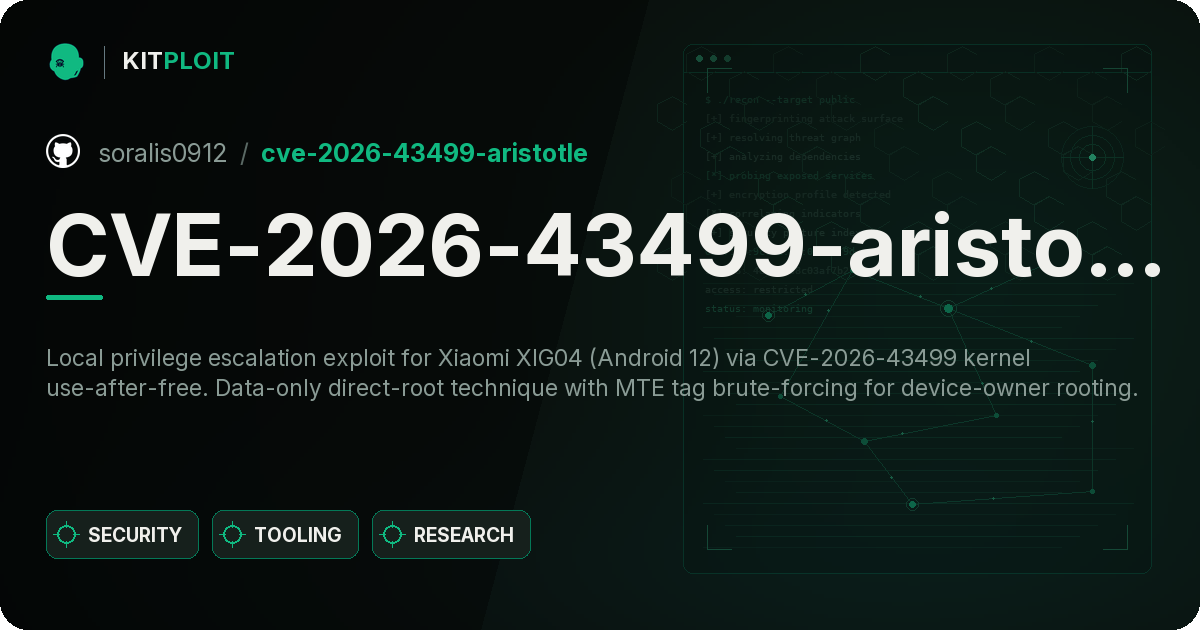 CVE-2026-43499-aristotle preview