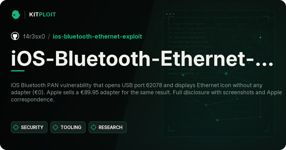 iOS-Bluetooth-Ethernet-Exploit preview
