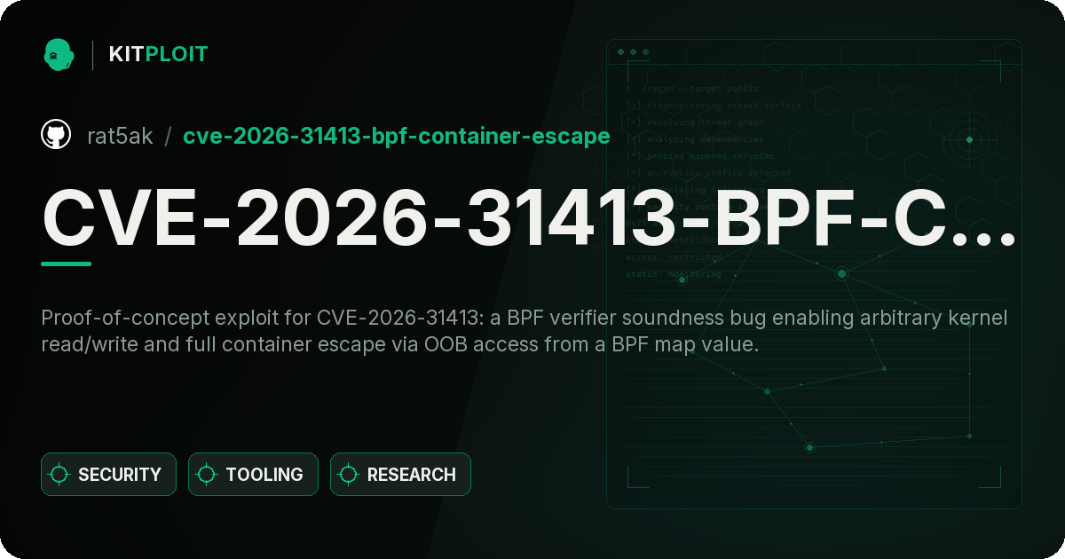 CVE-2026-31413-BPF-Container-Escape preview