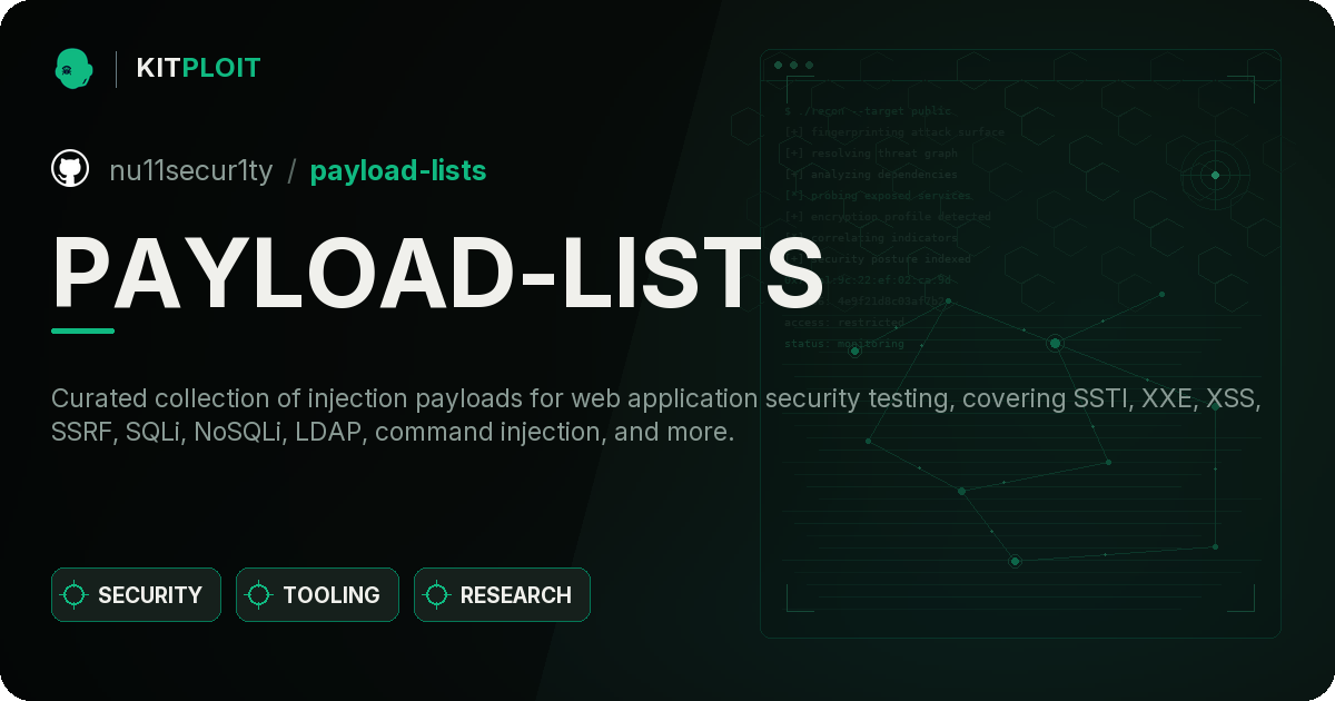 PAYLOAD-LISTS preview
